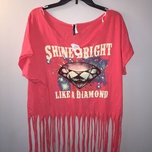 Shine Bright Like a Diamond shirt with tassels